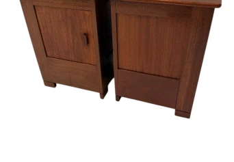 Art Deco Modernist Nightstands by J.A. Muntendam for L.O.V. Oosterbeek, 1920s 2